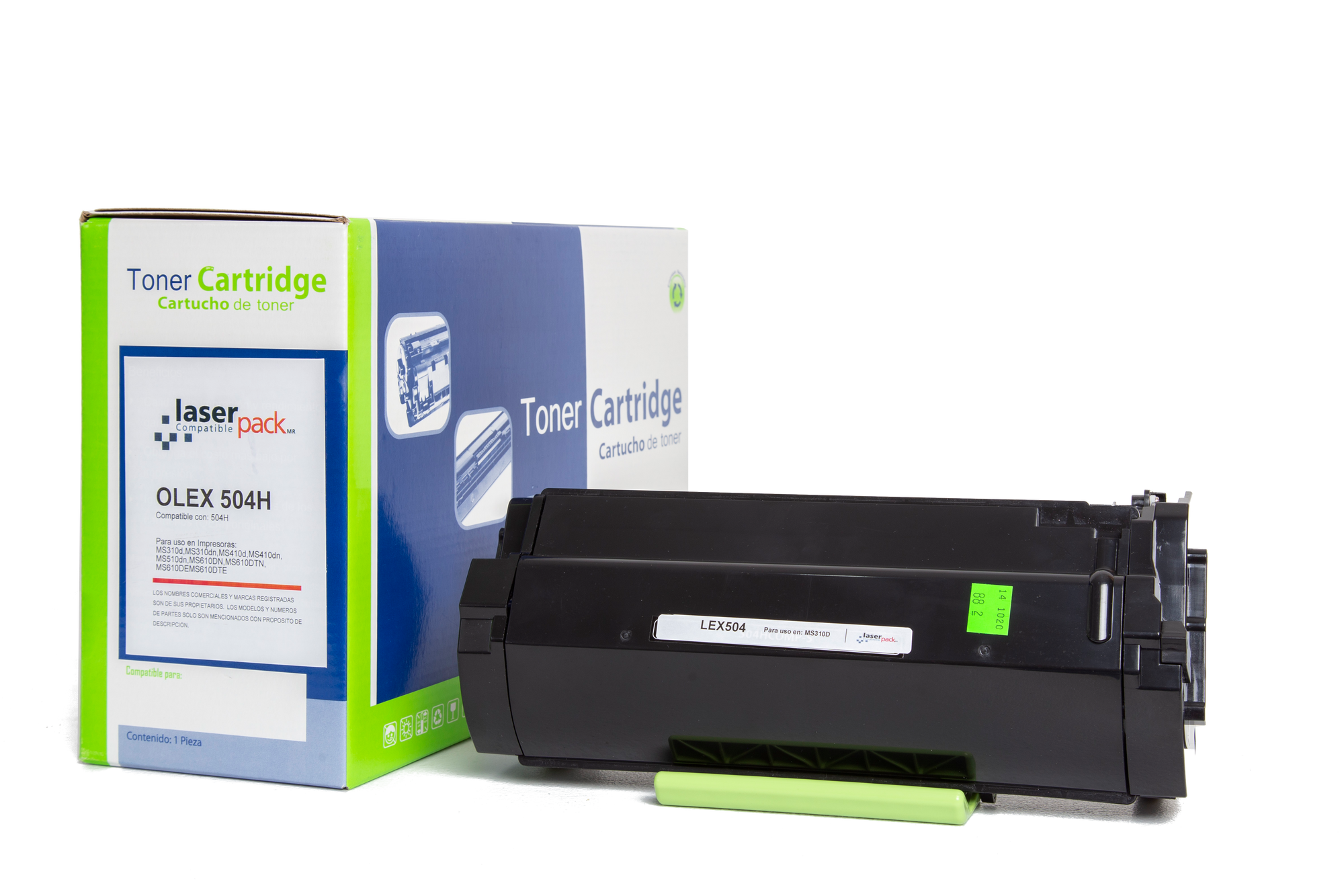 Tóner compatible Lexmark 504H, calidad premium